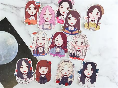 loona stickers|loona stickers and tags.